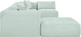 Shaggy - 6 Piece Modular U-Shaped Sectional - Simple Home Plus