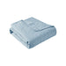 Quebec - Oversized Quilted Throw - Blue - Simple Home Plus