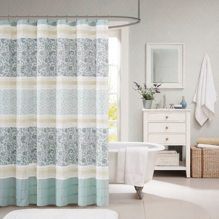 Dawn - Shower Curtain - Blue - Simple Home Plus