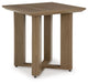 Serene Bay - Dark Brown - Square End Table - Simple Home Plus