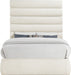 Adam - Boucle Fabric Bed With 70.5" Headboard - Simple Home Plus