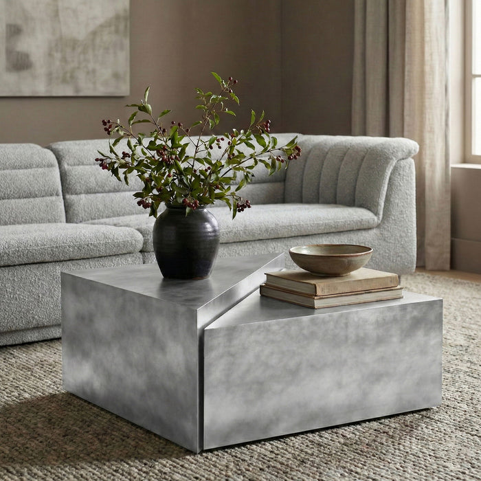 Zani - Iron Coffee Table - Simple Home Plus