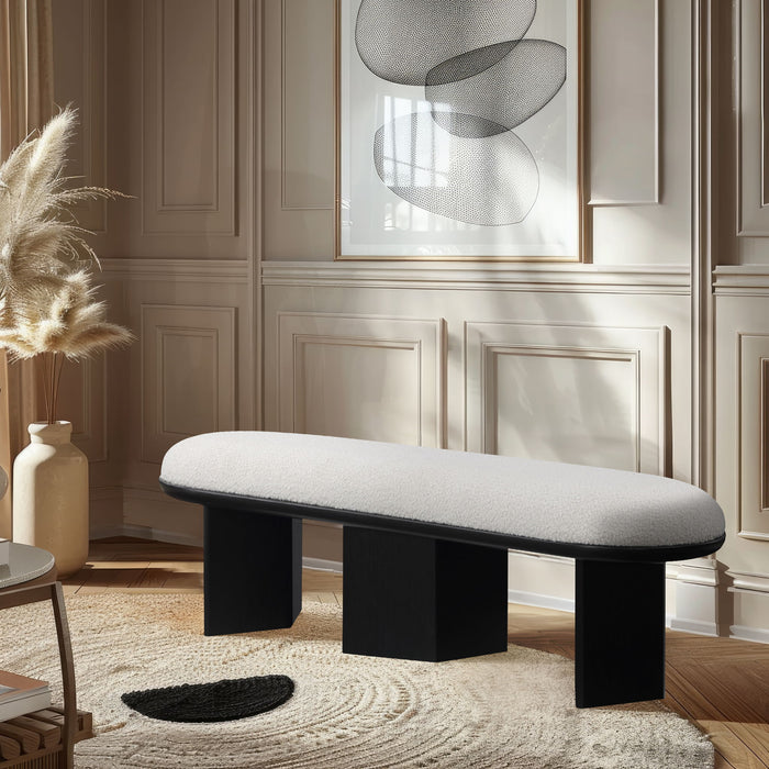 Wilshire - Bench With Black Base - Simple Home Plus