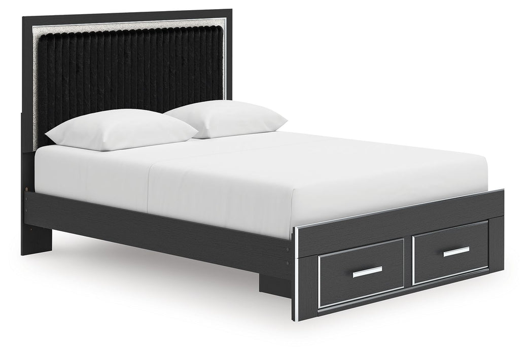 Zuraleus - Upholstered Panel Platform Storage Bed - Simple Home Plus