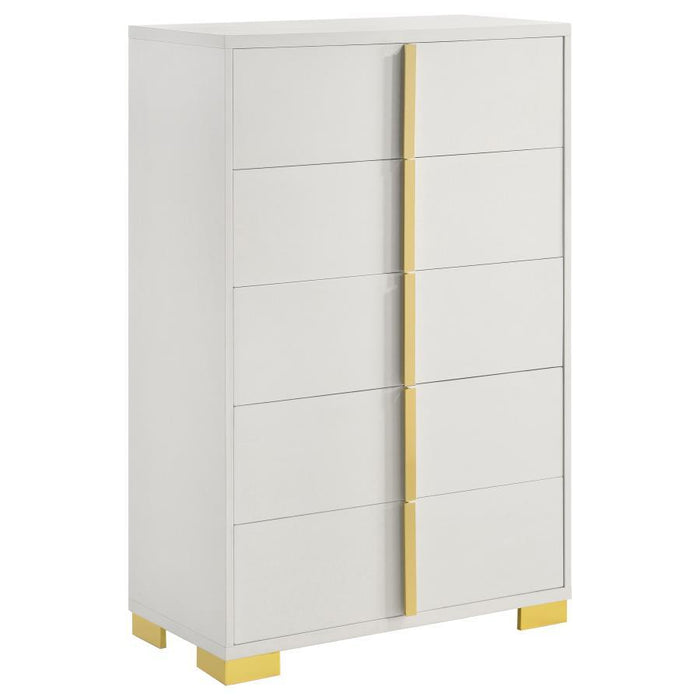 Marceline - 5-Drawer Bedroom Chest - Simple Home Plus