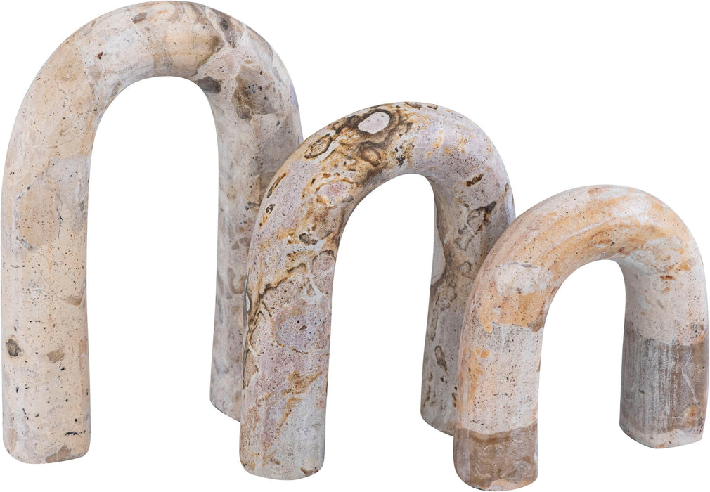 Arco - 3 Piece Marble Decorative Object - Simple Home Plus