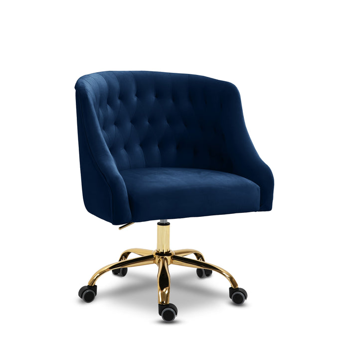 Arden - Office Chair with Gold Legs - Simple Home Plus