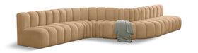 Arc - Velvet 8 Piece Curved Modular Sofa - Simple Home Plus