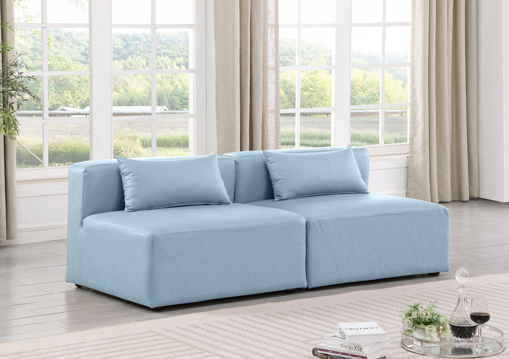 Cube - Modular 2 Seat Armless Sofa - Simple Home Plus