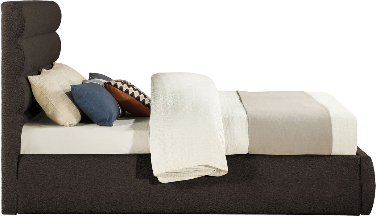 Adam - Boucle Fabric Bed With 52" Headboard