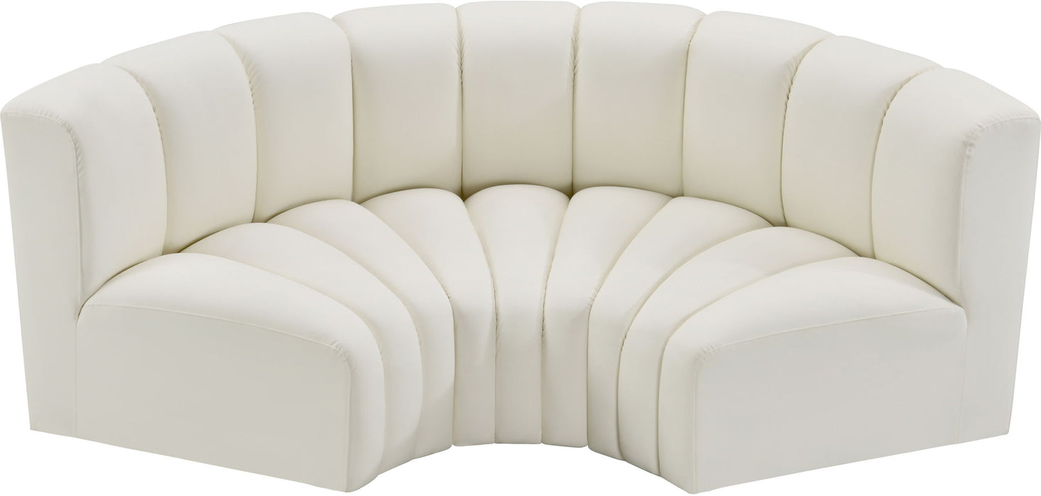 Arc - Faux Leather 3 Piece Modular U-Shaped Sofa - Simple Home Plus