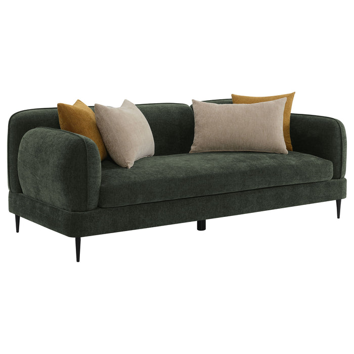 Jade - Chenille Upholstered Modern Track Arm Sofa - Simple Home Plus