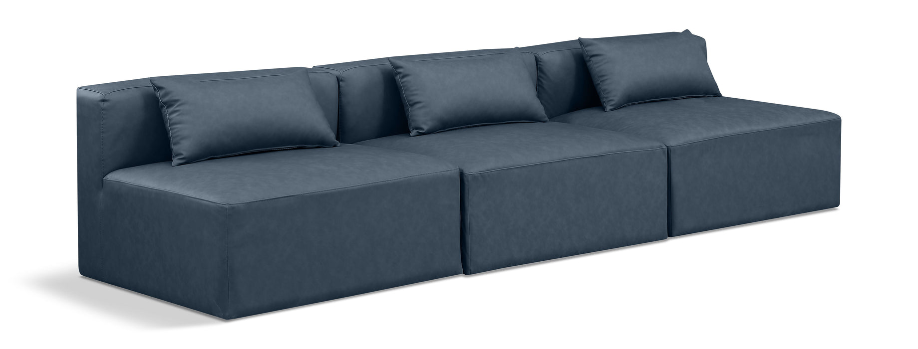 Cube - Modular 3 Seat Armless Sofa - Simple Home Plus