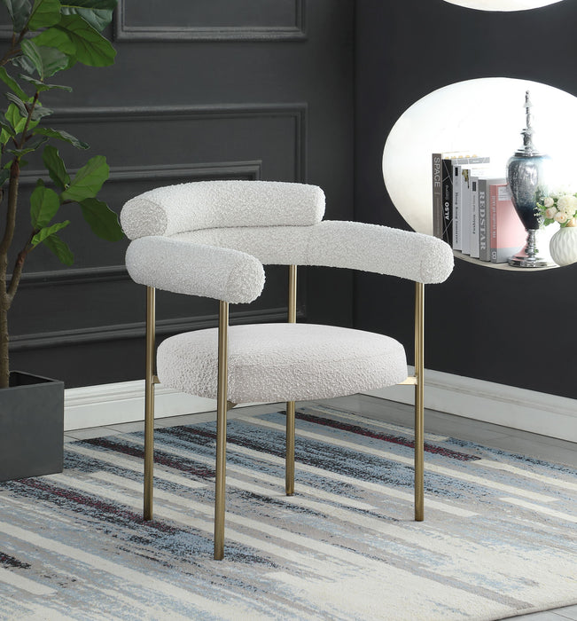 Blake - Boucle Fabric Dining Chair (Set of 2) - Simple Home Plus