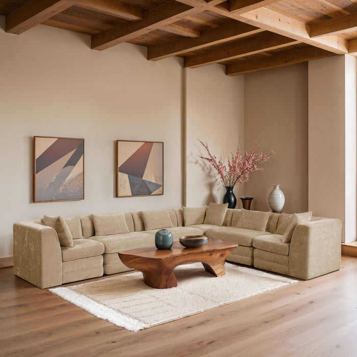 Stellar - 6 Piece Upholstered Modular Sectional - Simple Home Plus