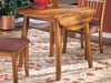Berringer - Rustic Brown - Round DRM Drop Leaf Table - Simple Home Plus