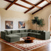 Stellar - 7 Piece Chenille Fabric Upholstered Modular Sectional - Simple Home Plus