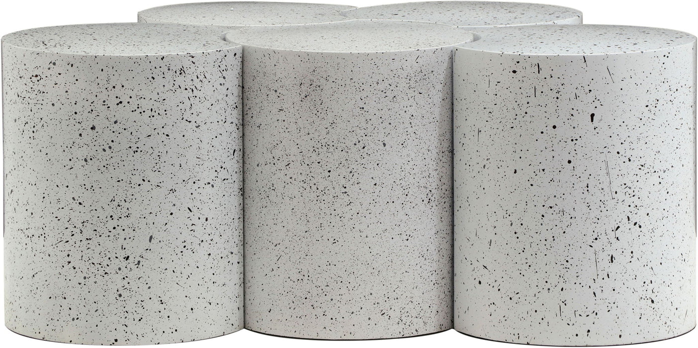 Dimple - 5 Piece Modular Coffee Table - Terazzo Finish - Simple Home Plus