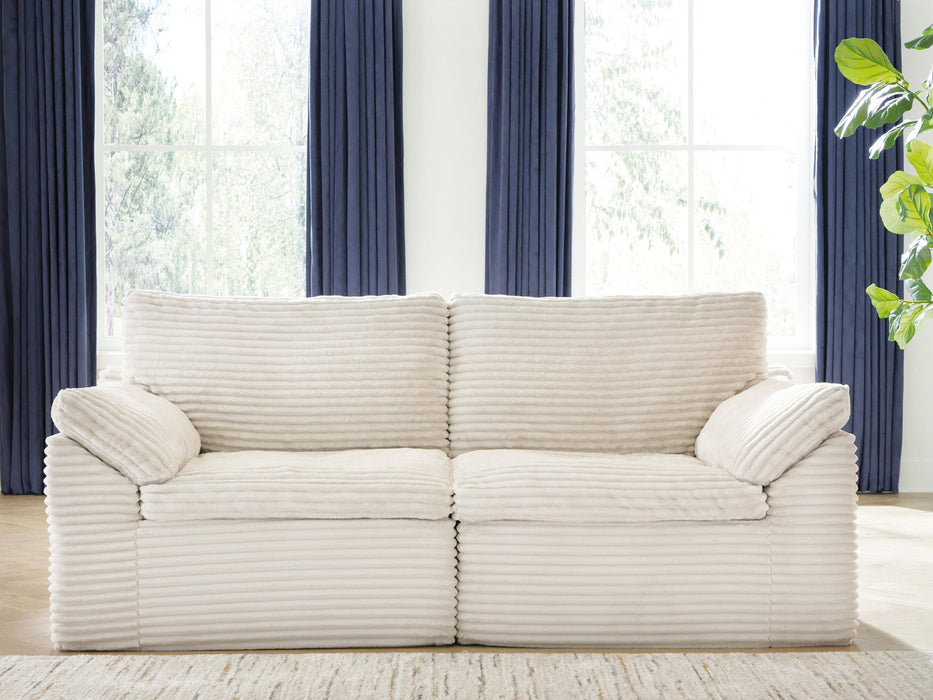 Fannin - LAF / RAF Corner Chair (Set of 2) - Ivory - Simple Home Plus