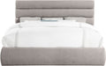 Adam - Linen Fabric Bed With 52" Headboard - Simple Home Plus