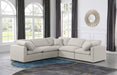 Indulge - Linen 5 Piece Modular Corner Sectional - Simple Home Plus