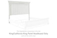 Kanwyn - King/Cal King Panel Headboard - Whitewash - Simple Home Plus