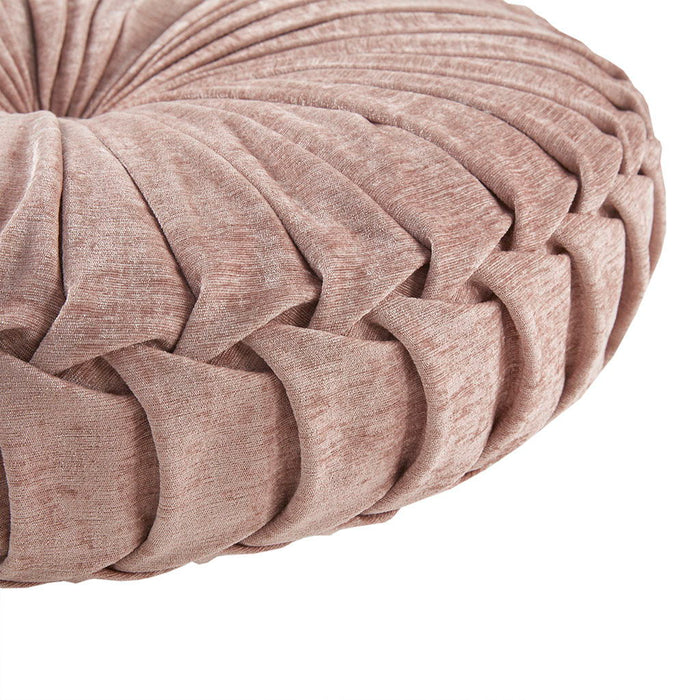 Loretta - Round Floor Pillow Cushion - Blush - Simple Home Plus