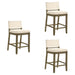 Yaneli - Contemporary Natural Wood Counter Height Kitchen Bar Stool - Simple Home Plus