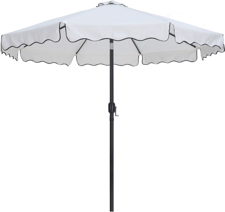 Amalfi - Aluminum Patio Umbrella - Black Base / Black Pole - Simple Home Plus