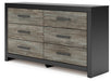 Broachmyn - Six Drawer Dresser - Simple Home Plus