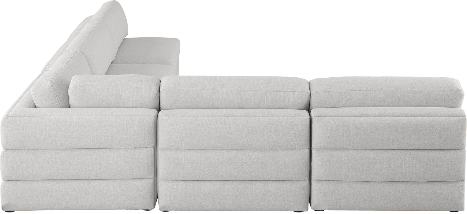 Beckham - 5 Piece Modular Corner Armless Sectional - Simple Home Plus