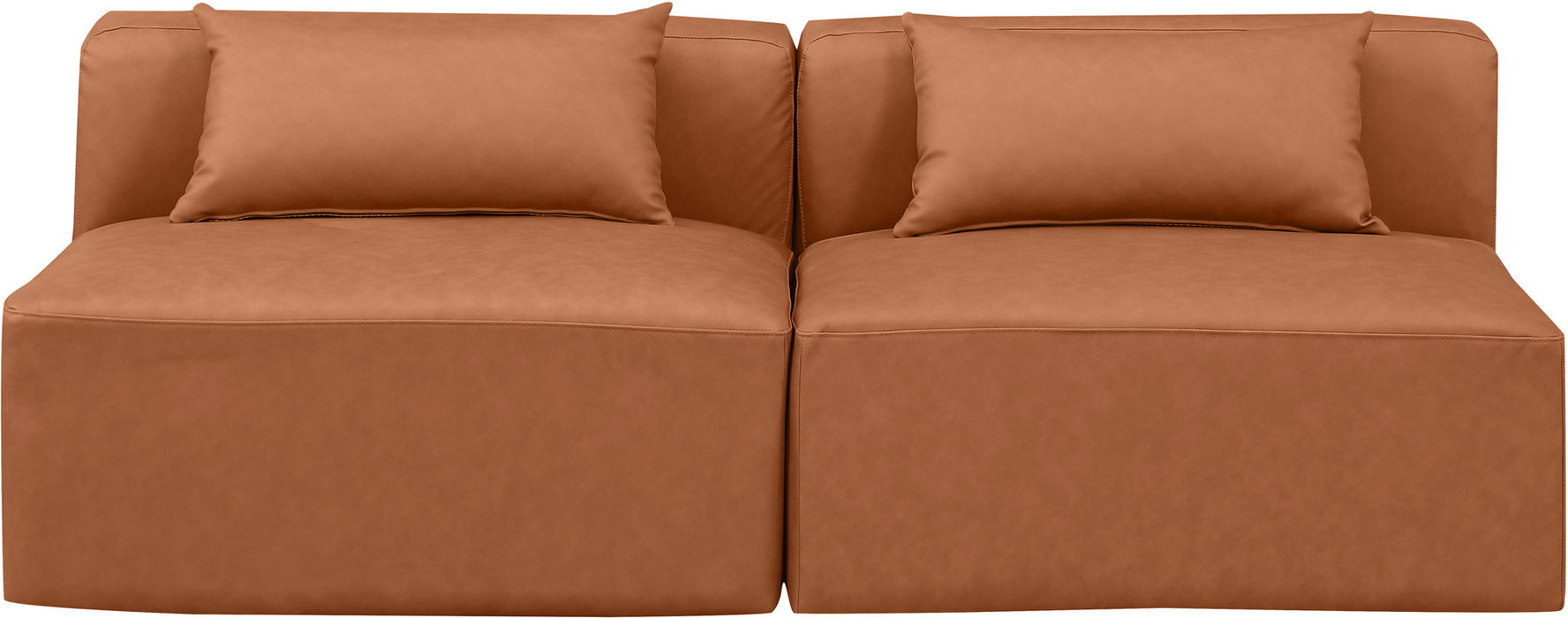 Cube - Modular 2 Seat Armless Sofa - Simple Home Plus