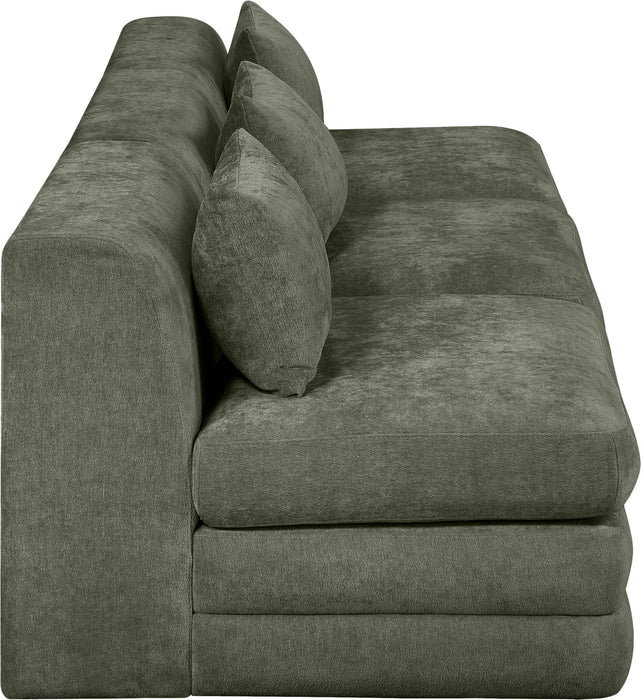 Stellar - 3 Piece 114" Upholstered Modular Armless Sofa - Simple Home Plus