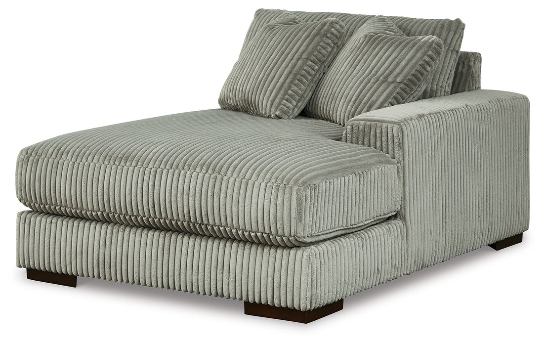 Lindyn - RAF Corner Chaise - Fog - Simple Home Plus
