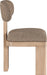 Timbra - Linen Textured Fabric Upholstered Dining Chair (Set of 2) - Natural Base - Simple Home Plus