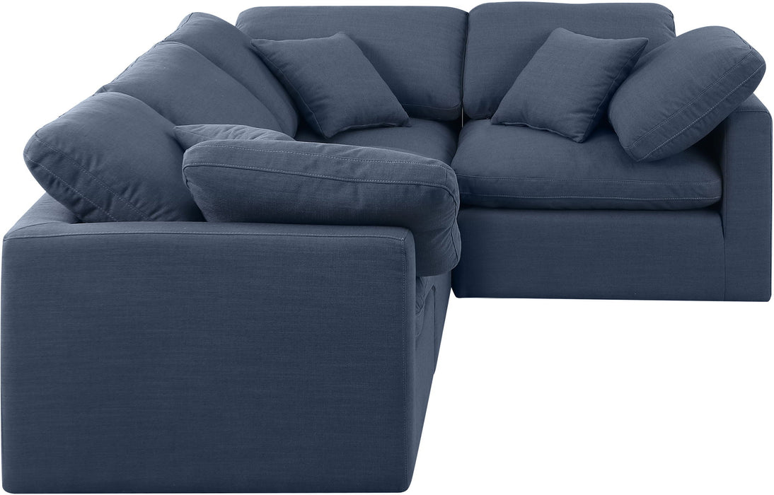 Indulge - Linen 4 Piece Modular Corner Sectional - Simple Home Plus