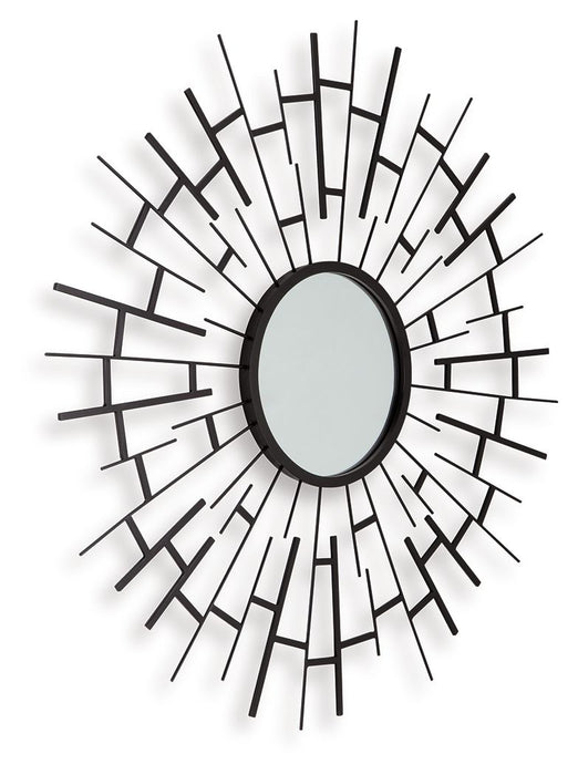 Garrenworth - Black - Accent Mirror - Simple Home Plus
