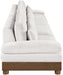 Turin - Chenille Fabric Upholstered Modular Sectional - Cream - Simple Home Plus