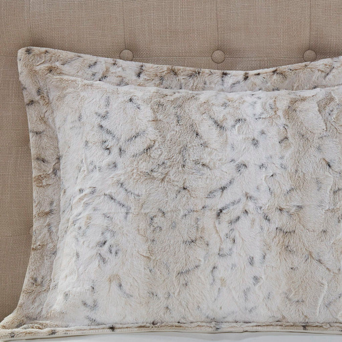 Zuri - Comforter (Set of 4) - Snow Leopard - Simple Home Plus
