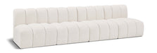 Arc - Boucle Fabric 4 Seats Modular Sofa - Simple Home Plus
