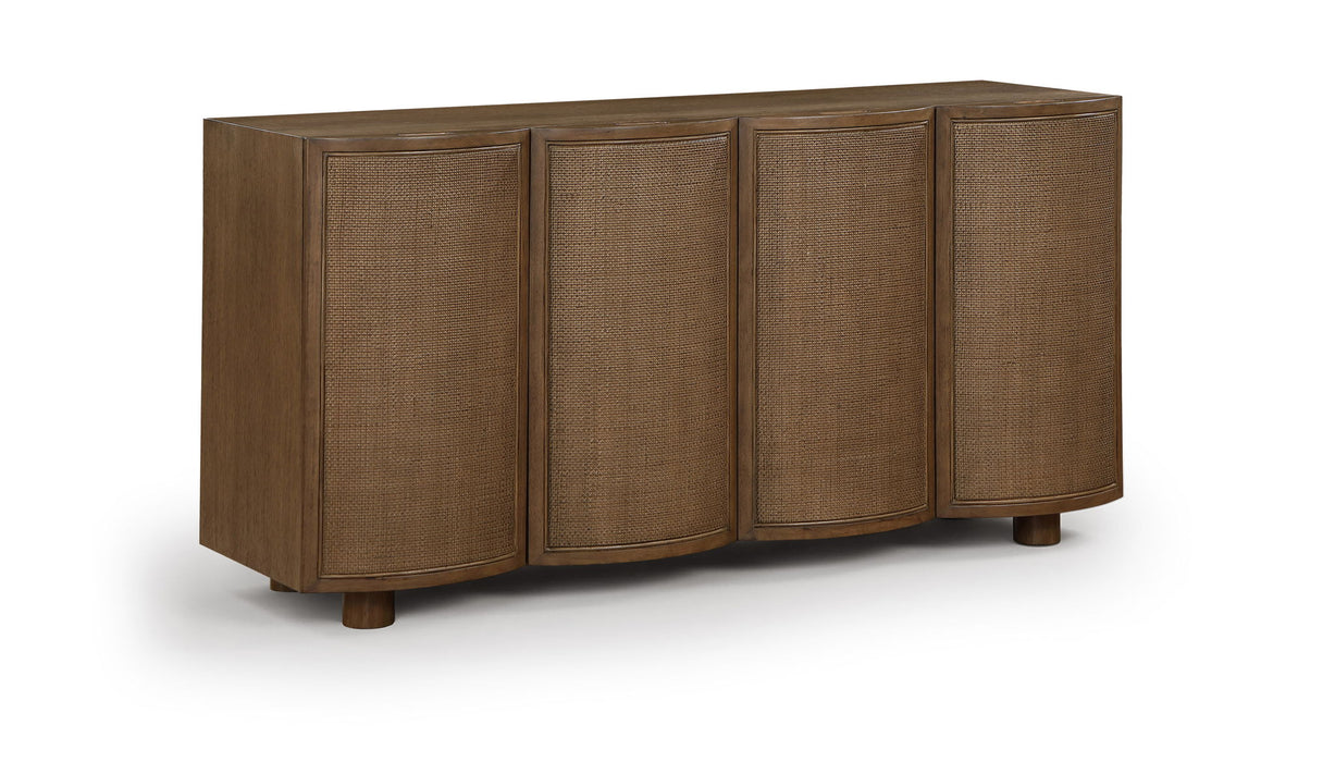 Norin - Solid Wood And Oak Veneer Sideboard/Buffet - Simple Home Plus