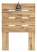 Larstin - Twin Panel Headboard - Brown - Simple Home Plus