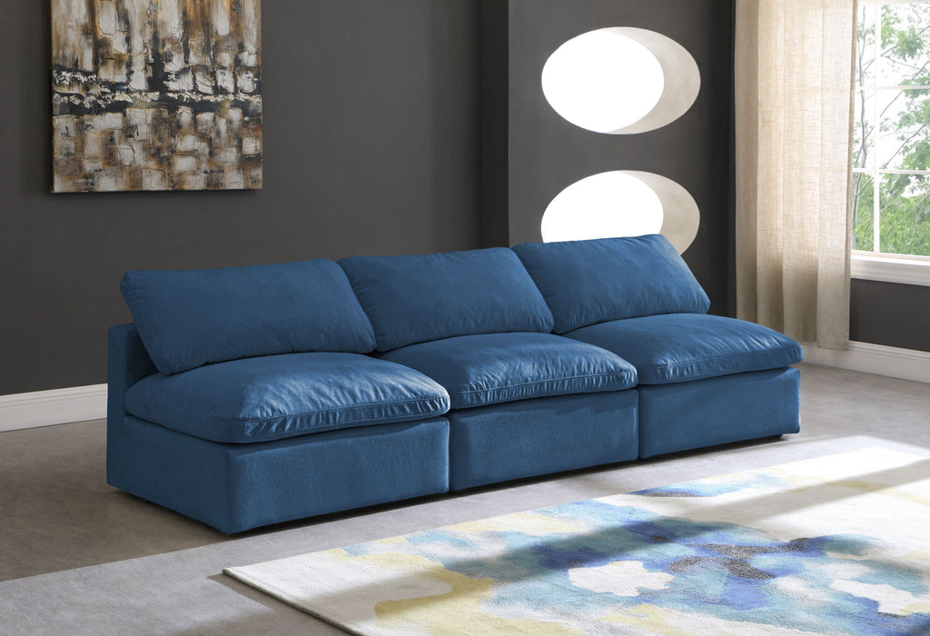 Plush - Modular Armless 3 Seat Sofa - Simple Home Plus