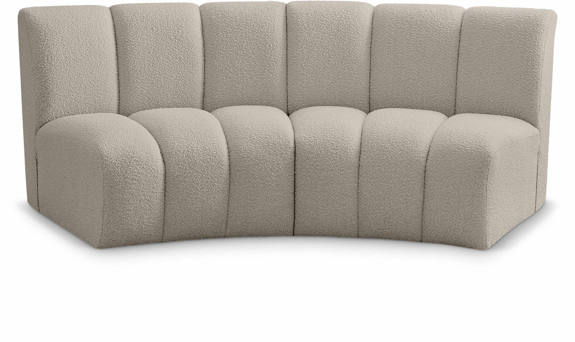 Infinity - 2 Piece Boucle Modular Sectional - Simple Home Plus