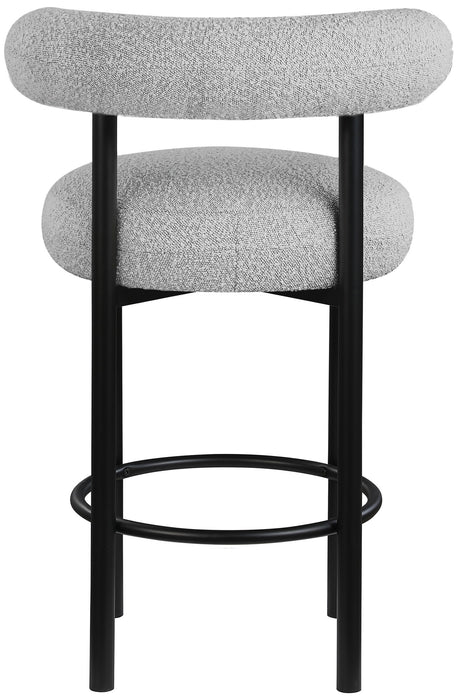 Bordeaux - Stool With Black Legs (Set of 2) - Simple Home Plus