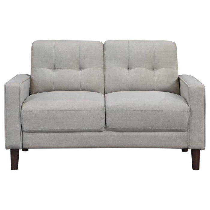 Bowen - Upholstered Track Arm Tufted Loveseat - Simple Home Plus