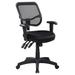 Rollo - Upholstered Adjustable Ergonomic Office Chair - Black - Simple Home Plus