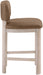 Paloma - Faux Leather Upholstered Counter Stool (Set of 2) - Simple Home Plus