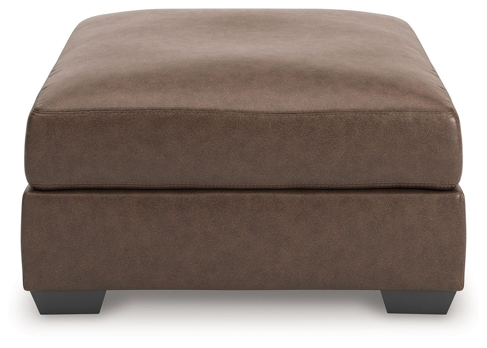 WillowBend - Oversized Accent Ottoman - Umber