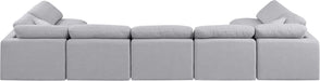 Indulge - Linen 7 Piece Modular U-Shaped Sectional - Simple Home Plus